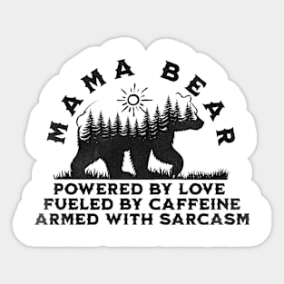 Mothers day -Mama Bear Funny Sticker